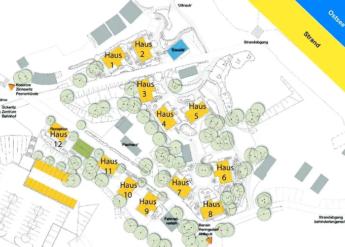 Duenenhaus Unserusedomde Ca40qm Mit Parkplatz Direkt Am 6i2 *